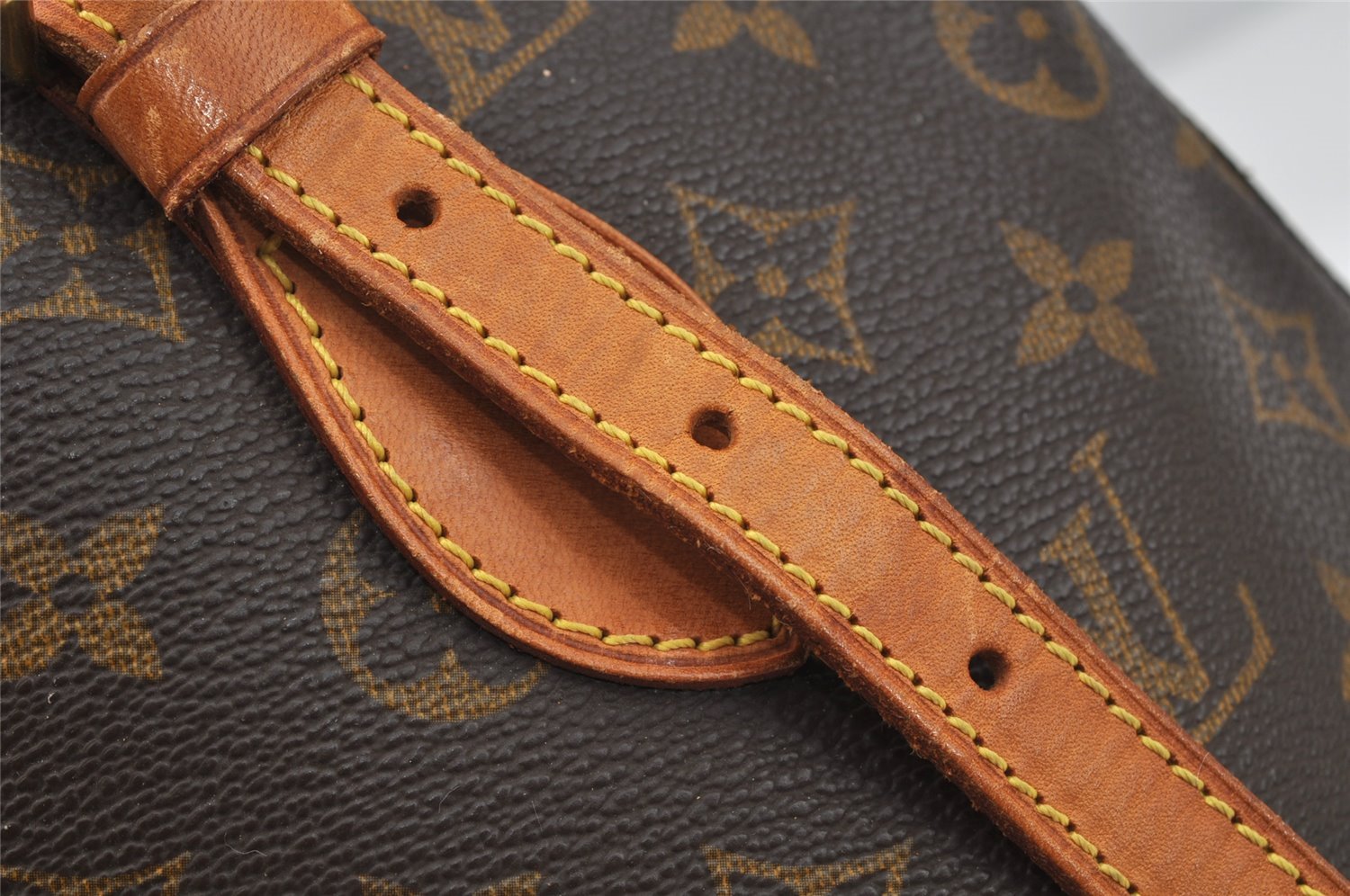 Authentic Louis Vuitton Monogram Bucket PM Shoulder Tote Bag M42238 Junk 7131I