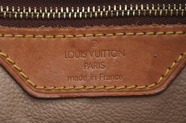 Authentic Louis Vuitton Monogram Bucket PM Shoulder Tote Bag M42238 Junk 7131I