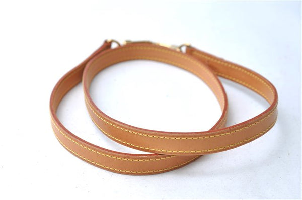 Authentic Louis Vuitton Leather Shoulder Strap Beige 39" LV 7132E