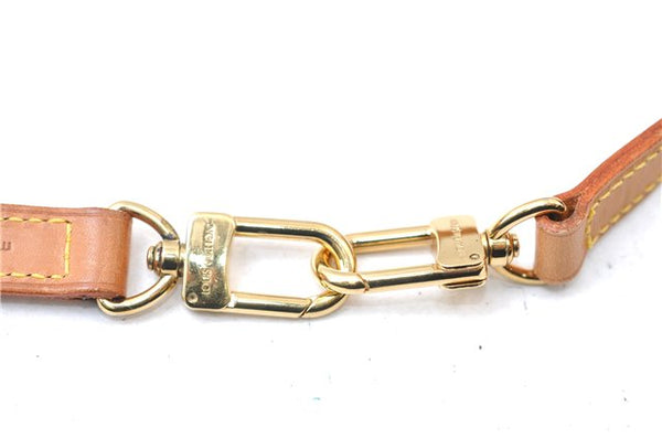 Authentic Louis Vuitton Leather Shoulder Strap Beige 39" LV 7132E