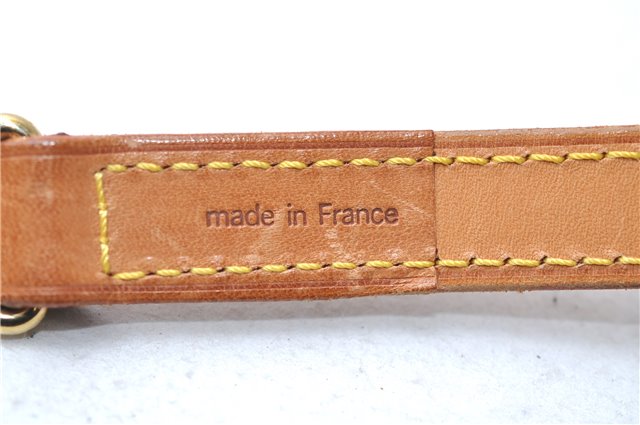 Authentic Louis Vuitton Leather Shoulder Strap Beige 39