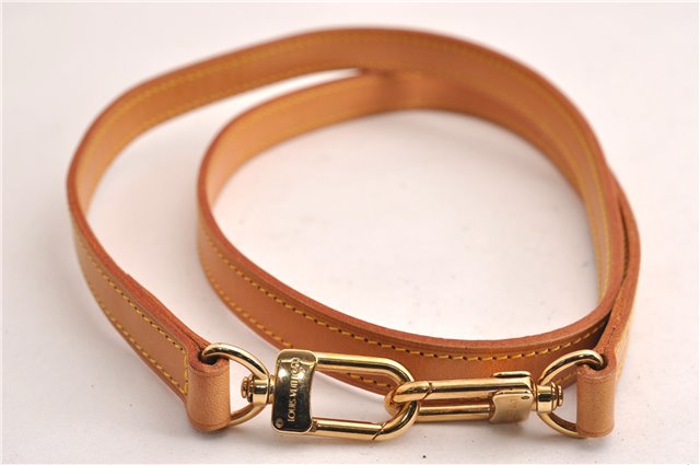 Authentic Louis Vuitton Leather Shoulder Strap Beige 39