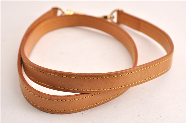 Authentic Louis Vuitton Leather Shoulder Strap Beige 39