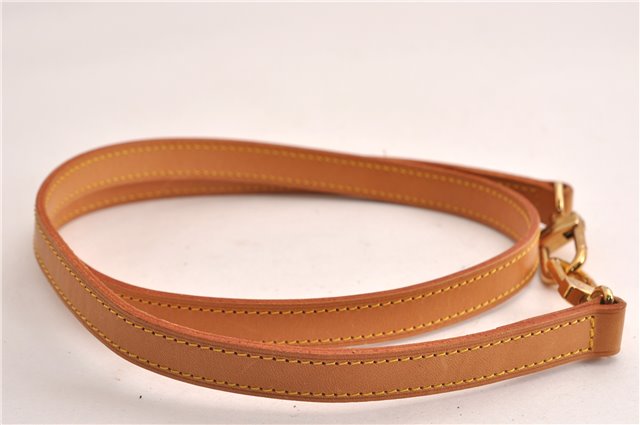 Authentic Louis Vuitton Leather Shoulder Strap Beige 39