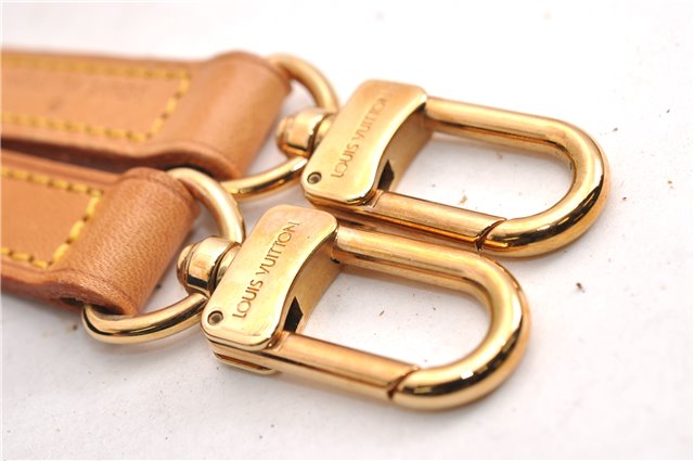 Authentic Louis Vuitton Leather Shoulder Strap Beige 39