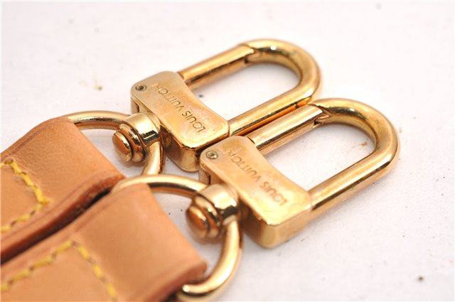 Authentic Louis Vuitton Leather Shoulder Strap Beige 39