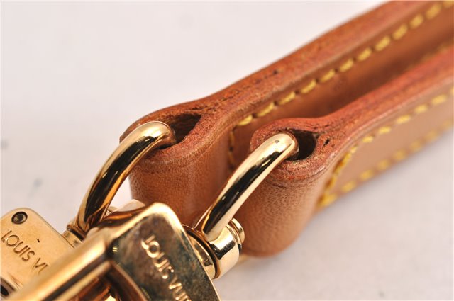 Authentic Louis Vuitton Leather Shoulder Strap Beige 39