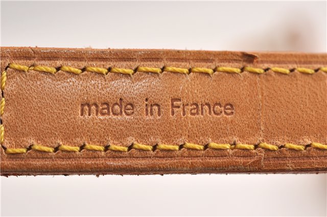 Authentic Louis Vuitton Leather Shoulder Strap Beige 39