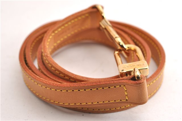 Authentic Louis Vuitton Leather Shoulder Strap Beige 39
