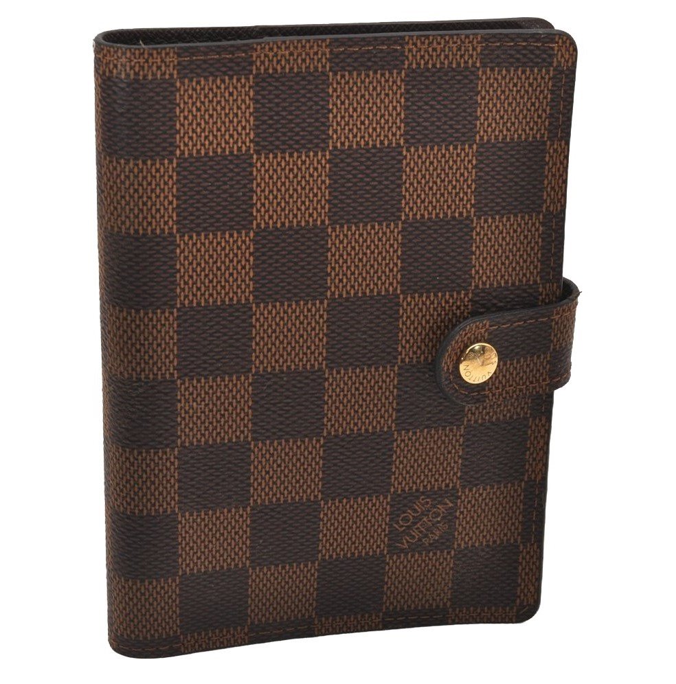 Authentic Louis Vuitton Damier Agenda PM Notebook Cover R20700 LV 7133I