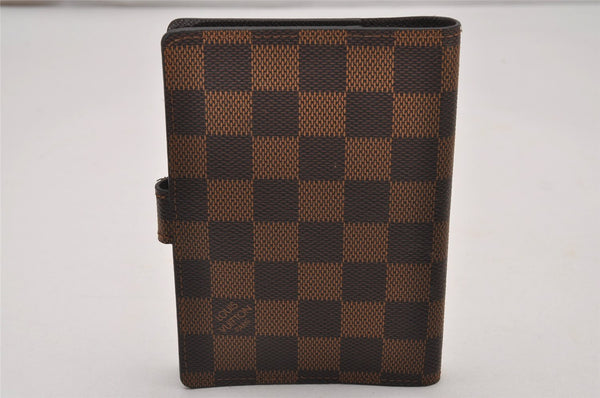 Authentic Louis Vuitton Damier Agenda PM Notebook Cover R20700 LV 7133I