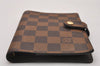 Authentic Louis Vuitton Damier Agenda PM Notebook Cover R20700 LV 7133I