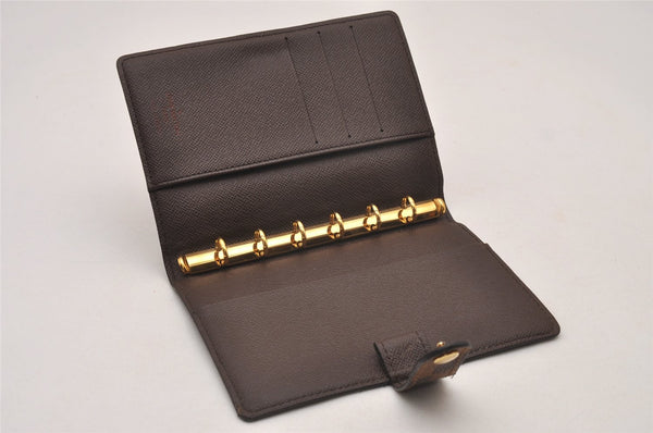 Authentic Louis Vuitton Damier Agenda PM Notebook Cover R20700 LV 7133I