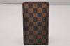 Authentic Louis Vuitton Damier Agenda Poche Notebook Cover R20703 LV 7134I
