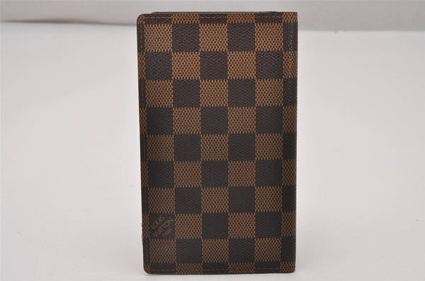 Authentic Louis Vuitton Damier Agenda Poche Notebook Cover R20703 LV 7134I