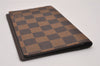 Authentic Louis Vuitton Damier Agenda Poche Notebook Cover R20703 LV 7134I
