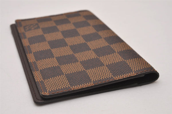 Authentic Louis Vuitton Damier Agenda Poche Notebook Cover R20703 LV 7134I