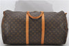 Auth Louis Vuitton Monogram Keepall Bandouliere 60 Boston Bag M41412 LV 7135D