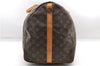 Auth Louis Vuitton Monogram Keepall Bandouliere 60 Boston Bag M41412 LV 7135D