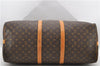 Auth Louis Vuitton Monogram Keepall Bandouliere 60 Boston Bag M41412 LV 7135D