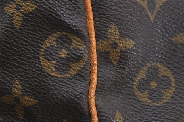 Auth Louis Vuitton Monogram Keepall Bandouliere 60 Boston Bag M41412 LV 7135D