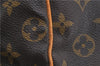 Auth Louis Vuitton Monogram Keepall Bandouliere 60 Boston Bag M41412 LV 7135D