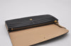 Auth Louis Vuitton Monogram Empreinte Portefeuille Emilie Wallet Black LV 7139I