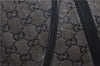 Auth GUCCI Crystal Shoulder Tote Bag PVC Leather 197953 Black Gold Junk 7140C