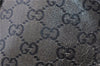 Auth GUCCI Crystal Shoulder Tote Bag PVC Leather 197953 Black Gold Junk 7140C