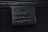 Auth GUCCI Crystal Shoulder Tote Bag PVC Leather 197953 Black Gold Junk 7140C