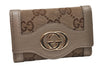 Authentic GUCCI Vintage 6 Hooks Key Case GG Canvas Leather 282432 Brown 7142I