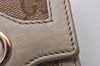 Authentic GUCCI Vintage 6 Hooks Key Case GG Canvas Leather 282432 Brown 7142I