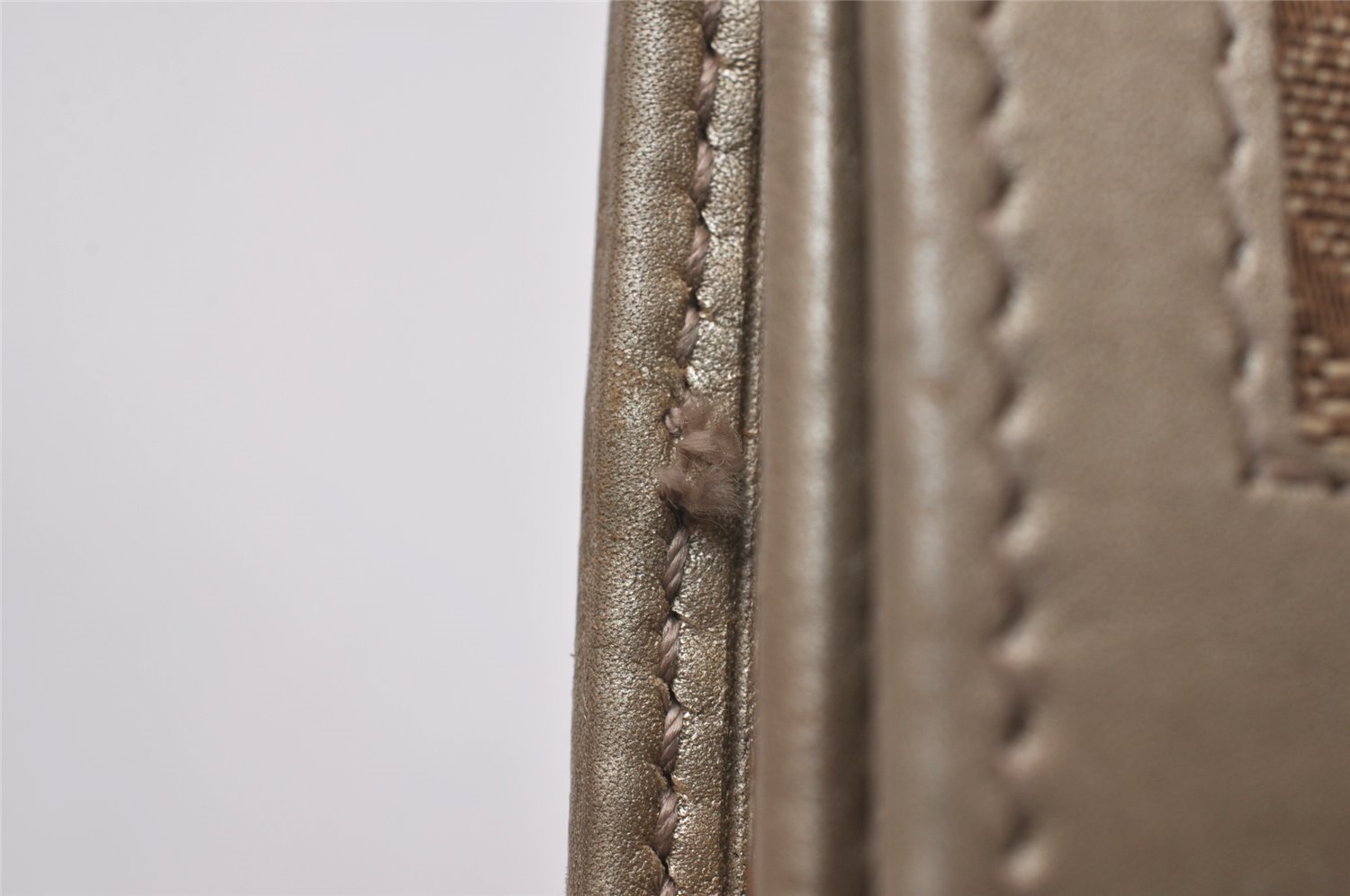 Authentic GUCCI Vintage 6 Hooks Key Case GG Canvas Leather 282432 Brown 7142I