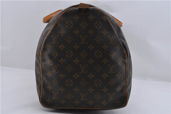 Authentic Louis Vuitton Monogram Keepall 55 Travel Boston Bag M41424 LV 7143D