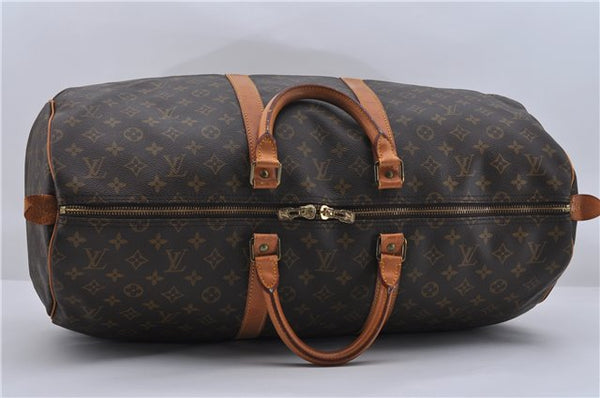 Authentic Louis Vuitton Monogram Keepall 55 Travel Boston Bag M41424 LV 7143D