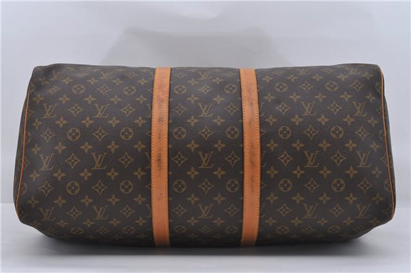 Authentic Louis Vuitton Monogram Keepall 55 Travel Boston Bag M41424 LV 7143D