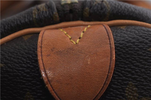 Authentic Louis Vuitton Monogram Keepall 55 Travel Boston Bag M41424 LV 7143D