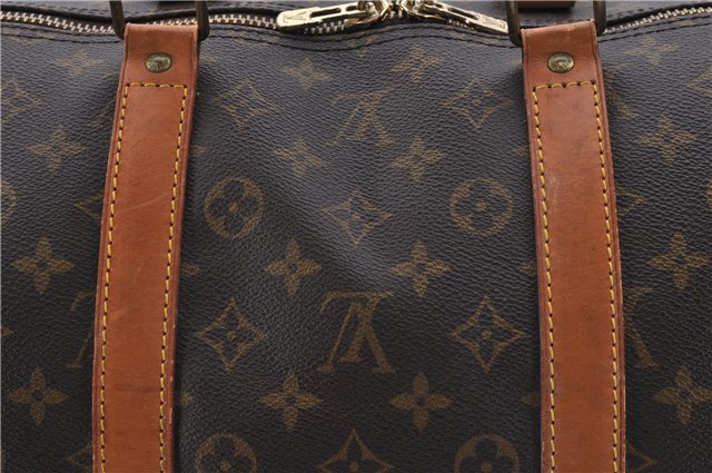 Authentic Louis Vuitton Monogram Keepall 55 Travel Boston Bag M41424 LV 7143D