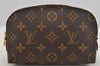 Authentic Louis Vuitton Monogram Pochette Cosmetic Pouch M47515 LV 7143I