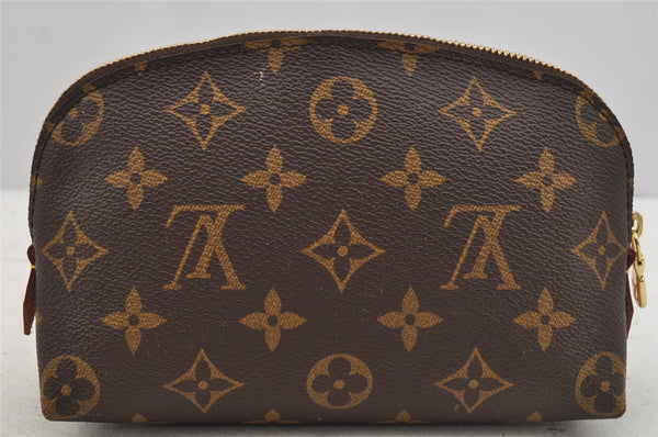 Authentic Louis Vuitton Monogram Pochette Cosmetic Pouch M47515 LV 7143I