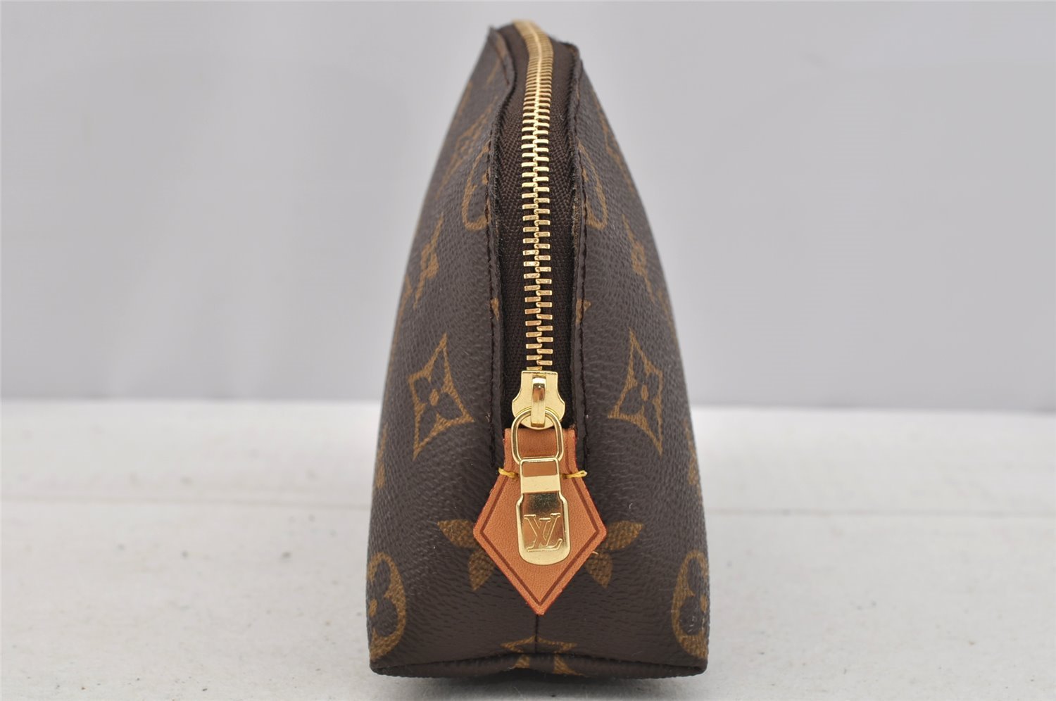 Authentic Louis Vuitton Monogram Pochette Cosmetic Pouch M47515 LV 7143I