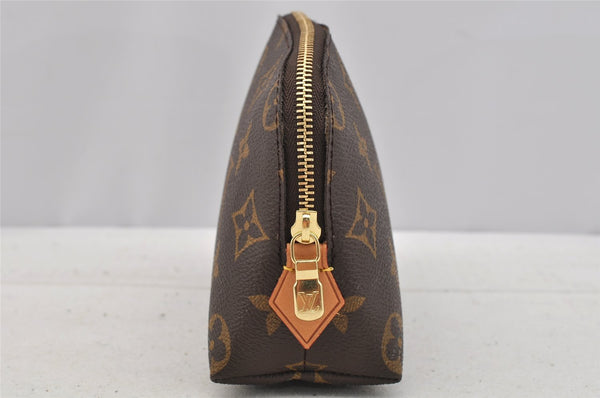 Authentic Louis Vuitton Monogram Pochette Cosmetic Pouch M47515 LV 7143I