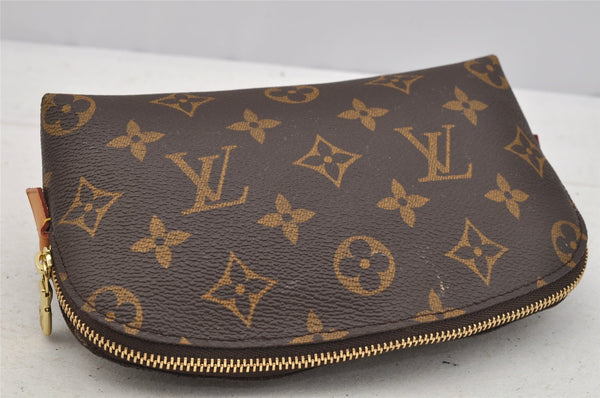 Authentic Louis Vuitton Monogram Pochette Cosmetic Pouch M47515 LV 7143I