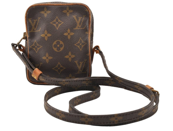 Auth Louis Vuitton Monogram Mini Poche Danube Shoulder Bag M45268 Junk 7144I