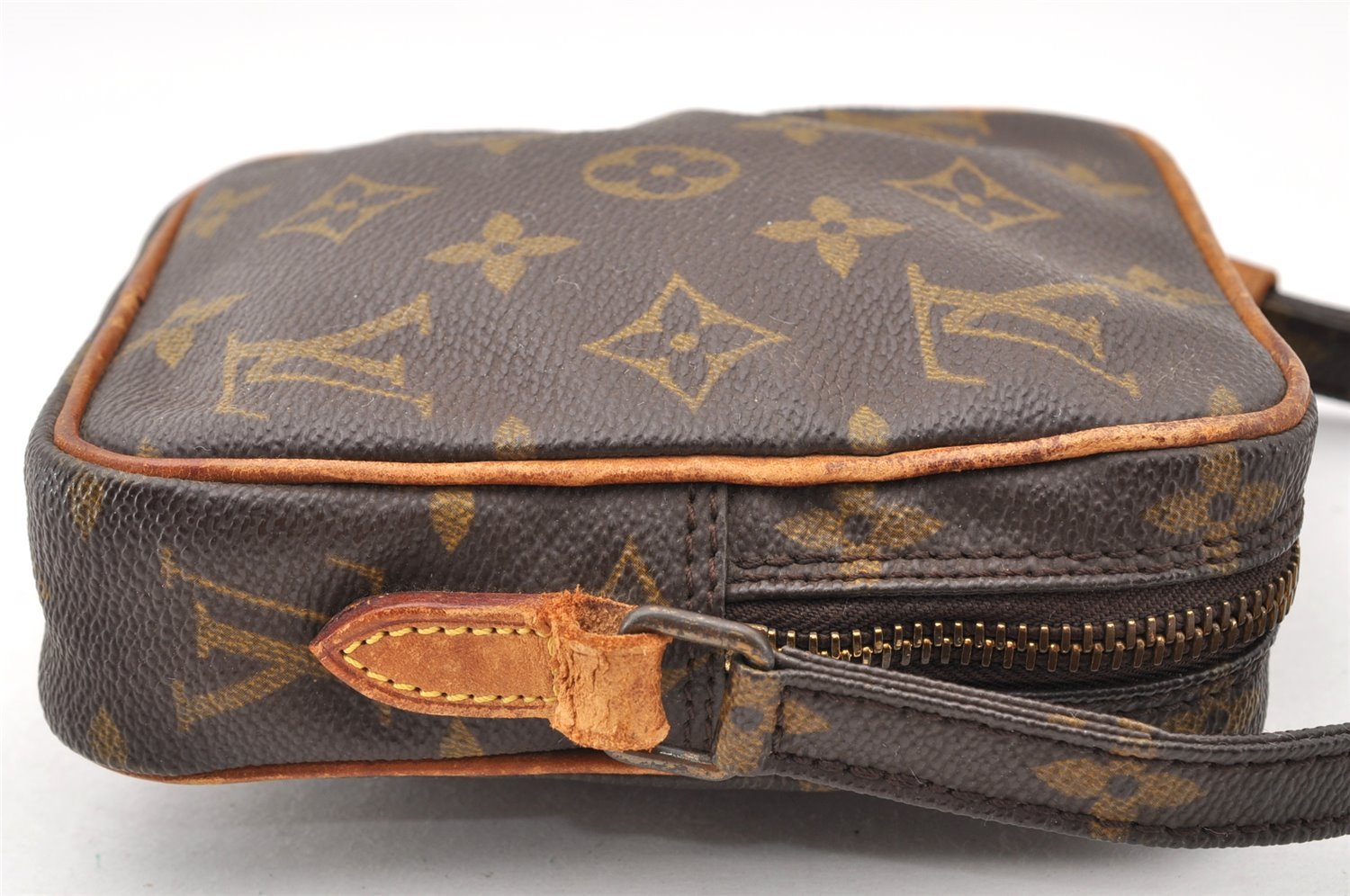 Auth Louis Vuitton Monogram Mini Poche Danube Shoulder Bag M45268 Junk 7144I