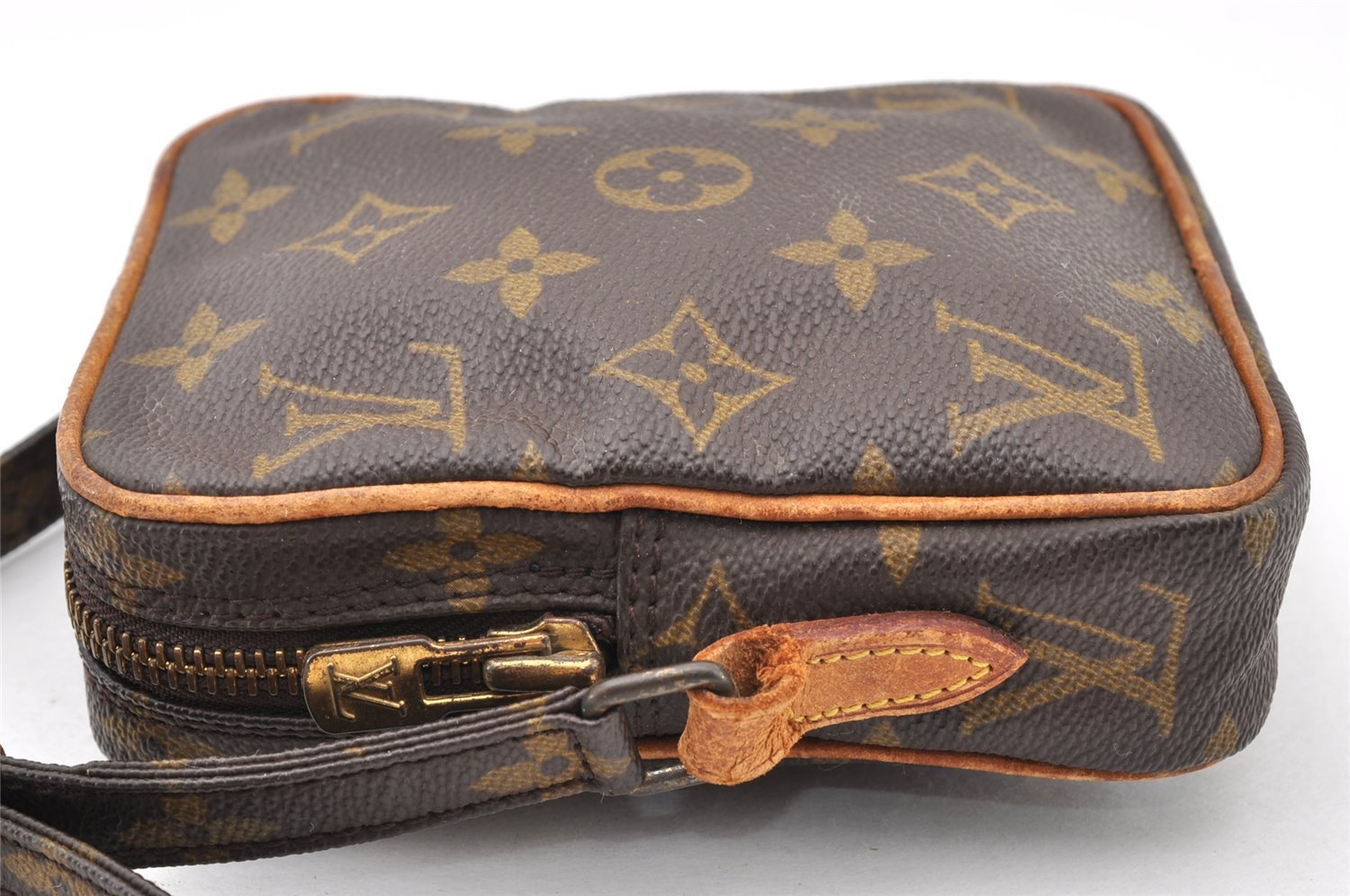 Auth Louis Vuitton Monogram Mini Poche Danube Shoulder Bag M45268 Junk 7144I