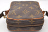 Auth Louis Vuitton Monogram Mini Poche Danube Shoulder Bag M45268 Junk 7144I