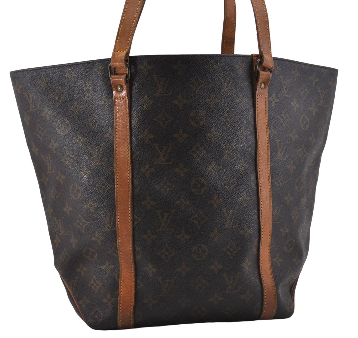 Authentic Louis Vuitton Monogram Sac Shopping PM Tote Bag M51108 LV 7145D