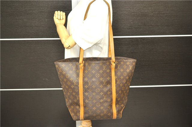 Authentic Louis Vuitton Monogram Sac Shopping PM Tote Bag M51108 LV 7145D