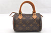 Authentic Louis Vuitton Monogram Mini Speedy Hand Bag Purse M41534 LV 7146I